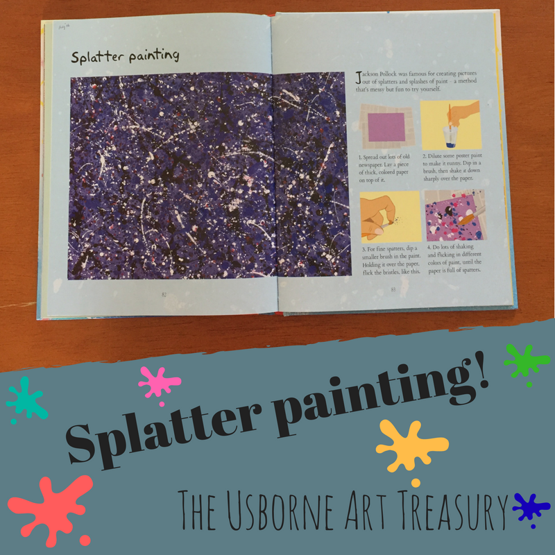 Usborne Art Treasury, Pollock, Paint